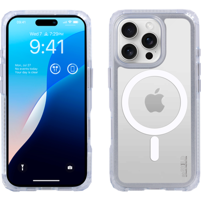 SoSkild Defend Magnetic Case geschikt voor iPhone 16 Pro - Transparant