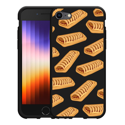 Cazy Hoesje Zwart geschikt voor iPhone 7/8 - Frikandelbroodjes