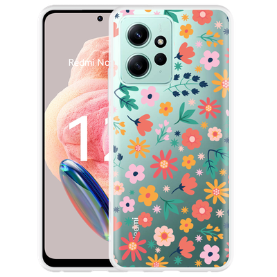 Cazy Hoesje geschikt voor Xiaomi Redmi Note 12 4G Always have flowers