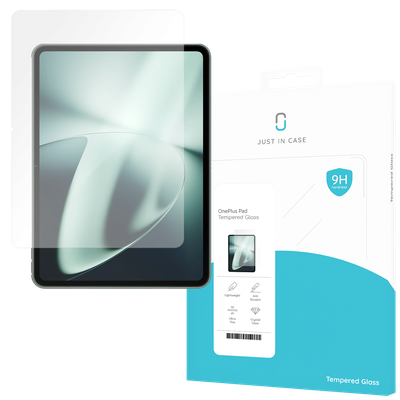 Just in Case OnePlus Pad Tempered Glass -  Screenprotector - Clear