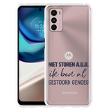 Hoesje geschikt voor Motorola Moto G42 - Niet Storen A.U.B.