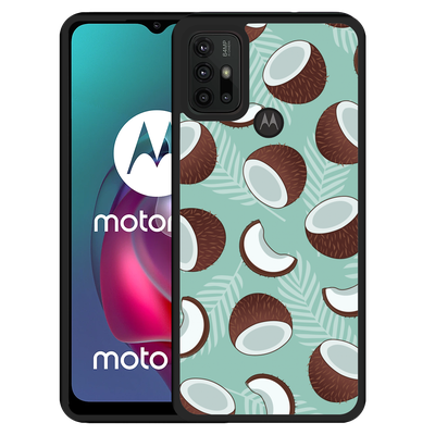 Cazy Hardcase hoesje geschikt voor Motorola Moto G10 - Kokosnoten