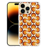 Hoesje geschikt voor iPhone 14 Pro Max - 70s Oranje