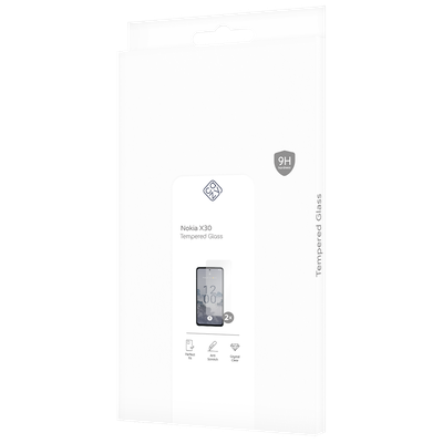 Cazy Tempered Glass Screen Protector geschikt voor Nokia X30 - Transparant - 2 stuks
