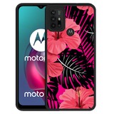 Hardcase hoesje geschikt voor Motorola Moto G10 - Tropical Flowers