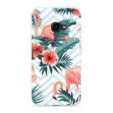 Hoesje geschikt voor Samsung Galaxy Xcover 4s - Flamingo Flowers