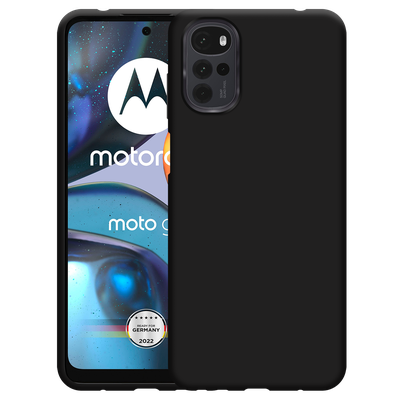 Cazy TPU Hoesje met Koord geschikt voor Motorola Moto G22 - Zwart