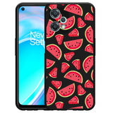 Hoesje Zwart geschikt voor OnePlus Nord CE 2 Lite - Watermeloen