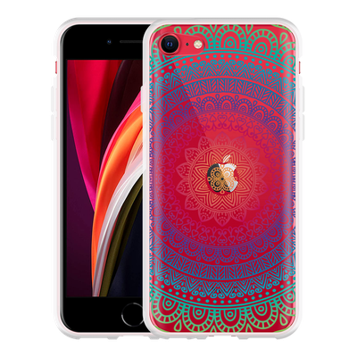 Cazy Hoesje geschikt voor iPhone SE 2020 - Hippie Dream