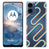 Hoesje geschikt voor Motorola Moto G04/G04s/G24/G24 Power Retro Regenboog II