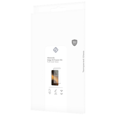 Cazy Full Cover Screenprotector geschikt voor Motorola Edge 50 Ultra - Gehard Glas