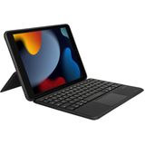 Hoes geschikt voor iPad 10.2 2021/2020 - Gecko Keyboard Cover 2.0 - QWERTY - Grijs