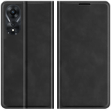 Wallet Magnetic Hoesje geschikt voor Oppo A78 5G - Zwart