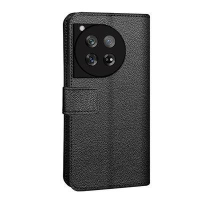 Cazy Wallet Classic Hoesje geschikt voor OnePlus 12 - Zwart