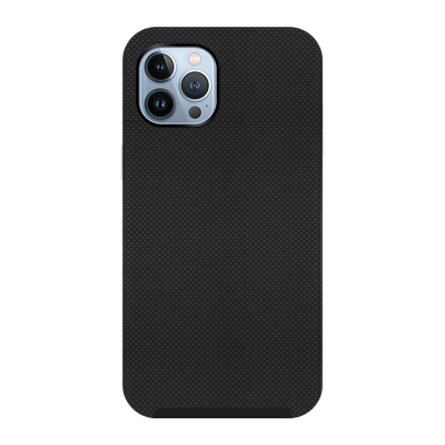 Cazy Rugged Texture TPU Hoesje - Telefoonhoesje geschikt voor iPhone 13 Pro - Zwart