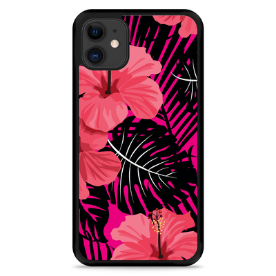 Cazy Hardcase hoesje geschikt voor iPhone 11 - Tropical Flowers