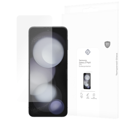 Cazy Screenprotector geschikt voor Samsung Galaxy Z Flip5 - Soft TPU - Transparant
