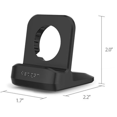 Spigen S350 Night Stand geschikt voor Apple Watch 38/40/41/42/44/45mm - Zwart