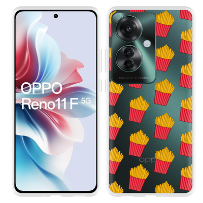 Cazy Hoesje geschikt voor Oppo Reno11 F Franse Frietjes