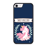 Hardcase hoesje geschikt voor iPhone 8 - Sweet Unicorn