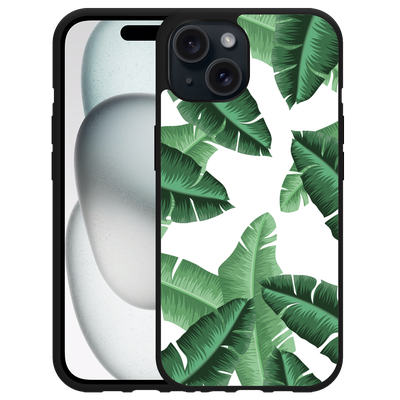 Cazy Hardcase Hoesje geschikt voor iPhone15 Palm Leaves