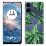 Hoesje geschikt voor Motorola Moto G04/G04s/G24/G24 Power Palm Leaves