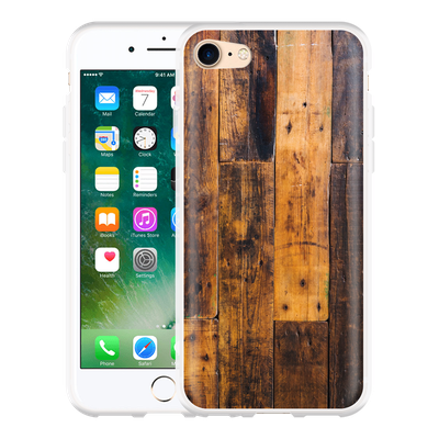 Cazy Hoesje geschikt voor iPhone 7 - Special Wood