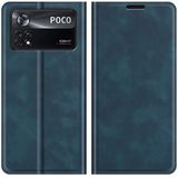Wallet Magnetic Hoesje geschikt voor Poco X4 Pro - Blauw