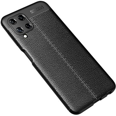 Cazy TPU Hoesje Soft Design geschikt voor Samsung Galaxy A22 4G - Zwart