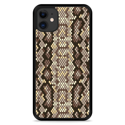 Cazy Hardcase hoesje geschikt voor iPhone 11 - Snakeskin Pattern
