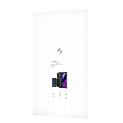 Cazy Magnetic Card Hoesje geschikt voor OnePlus 11 - Zwart