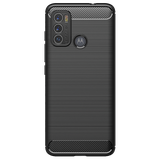 Rugged TPU Hoesje geschikt voor Motorola Moto G60 - Zwart