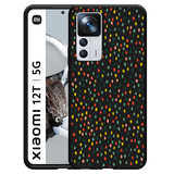 Hoesje Zwart geschikt voor Xiaomi 12T/12T Pro - Happy Dots