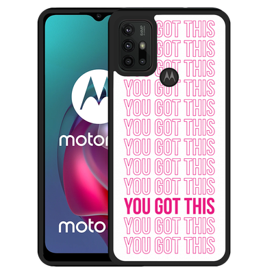 Cazy Hardcase hoesje geschikt voor Motorola Moto G10 - You Got This