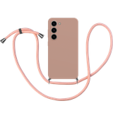 TPU Hoesje met Koord geschikt voor Samsung Galaxy S23 - Roze