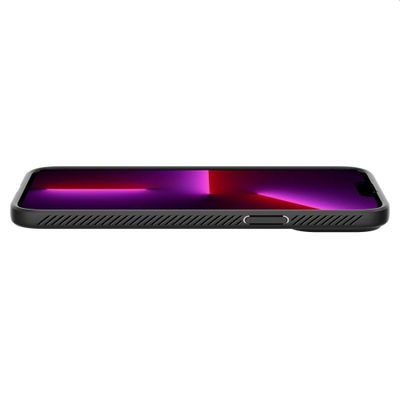 Hoesje geschikt voor iPhone 13 Pro Max Spigen Liquid Air Case - Zwart