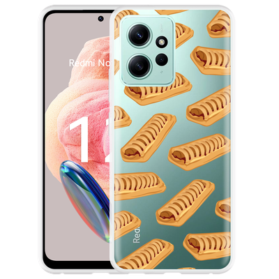 Cazy Hoesje geschikt voor Xiaomi Redmi Note 12 4G Frikandelbroodjes