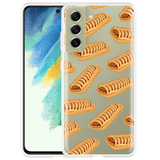 Hoesje geschikt voor Samsung Galaxy S21 FE - Frikandelbroodjes