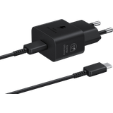 Samsung 25W USB-C Energy Efficiency Adapter met USB-C Kabel 1m - Zwart