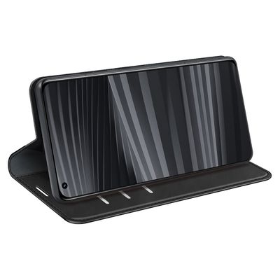 Cazy Wallet Magnetic Hoesje geschikt voor Realme GT2 Pro - Zwart
