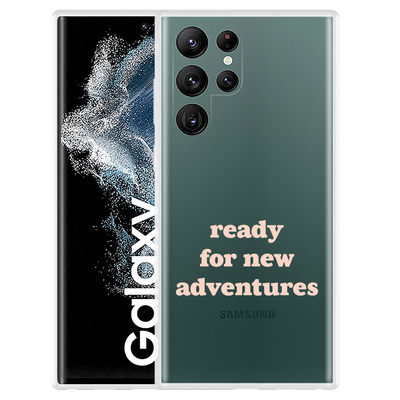 Cazy Hoesje geschikt voor Samsung Galaxy S22 Ultra New Adventures