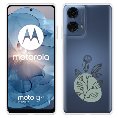 Cazy Hoesje geschikt voor Motorola Moto G04/G04s/G24/G24 Power Twijg