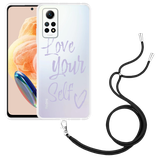 Hoesje met koord geschikt voor Xiaomi Redmi Note 12 Pro 4G Love Yourself