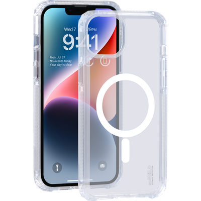 SoSkild Defend Magnetic Case geschikt voor iPhone 15 Plus - Transparant