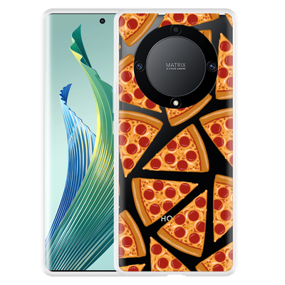 Cazy Hoesje geschikt voor Honor Magic5 Lite Pizza Party