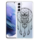 Hoesje geschikt voor Samsung Galaxy S21 Plus - Dream Owl Mandala