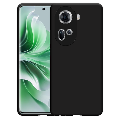 Just in Case Oppo Reno11 - Soft TPU Case with Necklace Strap - Black