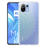 Hoesje geschikt voor Xiaomi Mi 11 Lite - Turqoise Mandala