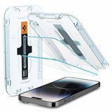 Screen Protector geschikt voor iPhone 14 Pro Max - Spigen Glass Met Montage Frame EZ FIT - 2 Pack