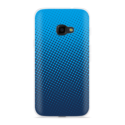 Cazy Hoesje geschikt voor Samsung Galaxy Xcover 4s - Lichtblauwe Cirkels